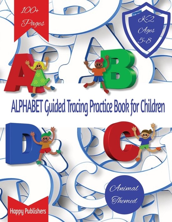 Alphabet Guided Tracing Book for Children - cover