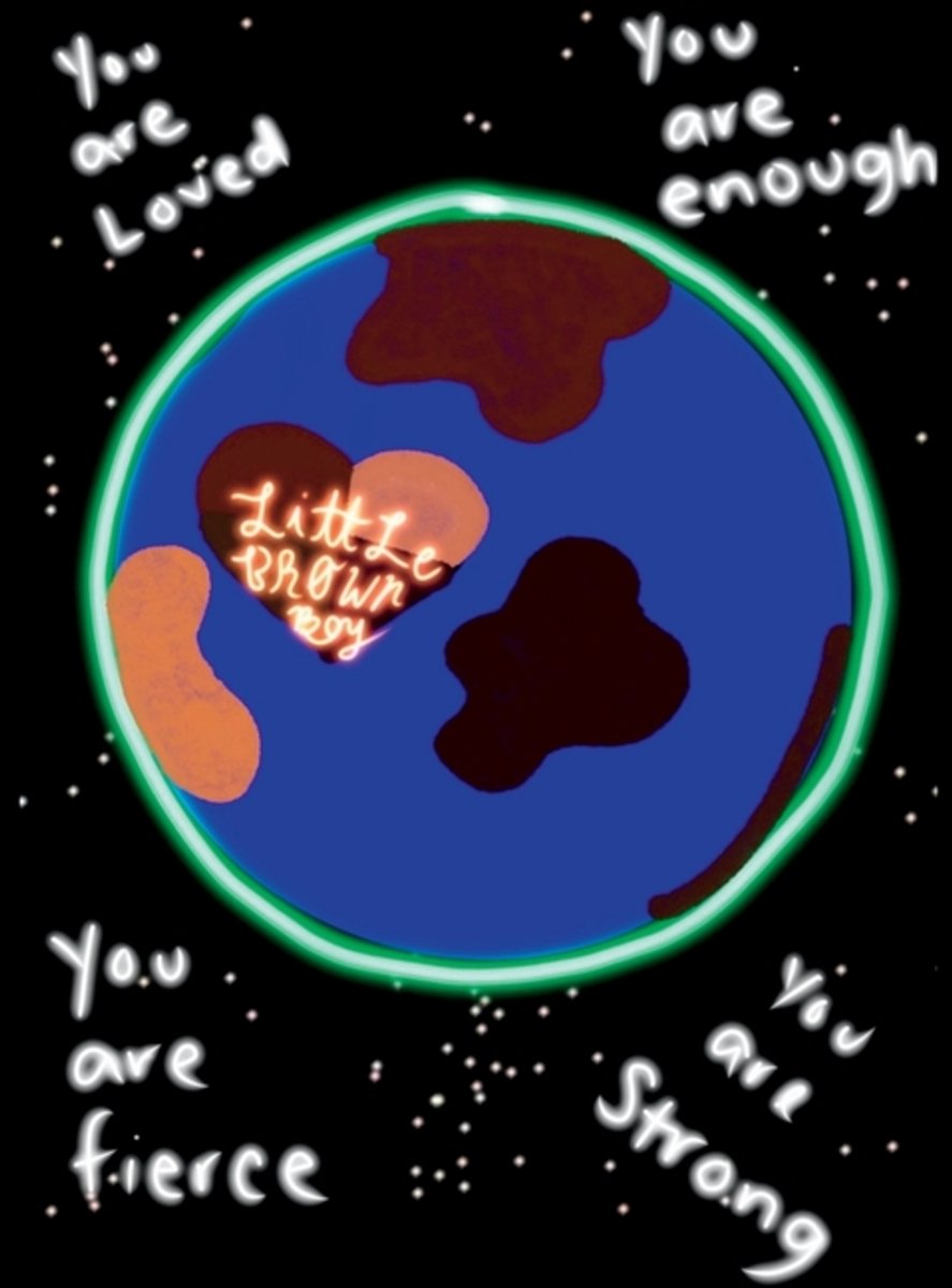 Little Brown Boy van Keysha Roscoe