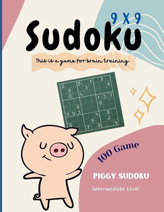 Sudoku 9x9 Intermediate Level 100 games Letter Size (8.5 x 1 ... - cover