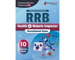 RRB Health and Malaria Inspector Recruitment Exam Book 2023 (English Edition) Railway Recruitment Board 10 Practice Tests (1000 Solved MCQs) with Free Access To Online Tests