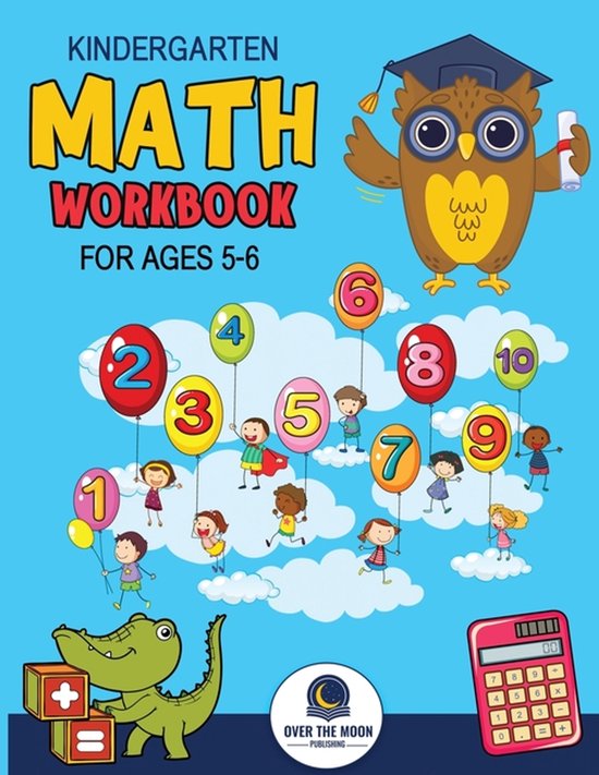 Kindergarten Math Workbook Ages 5 to 6 - cover