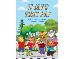 Tj Cat's First Day at School: How Tj Cat and Puppy D Became Friends Fully Illustrated