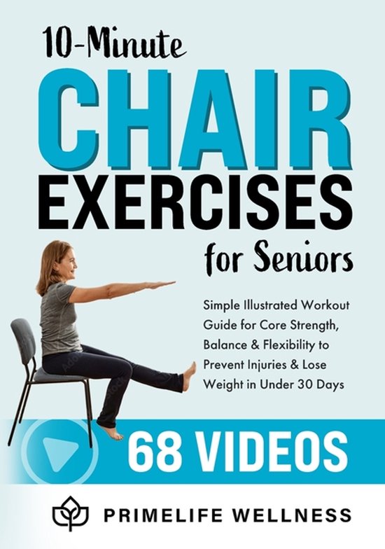 10-Minute Chair Exercises for Seniors - cover