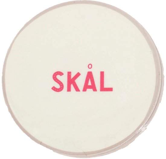 AccueilLié par KY | Set de 6 sous-verres avec texte cheers | ensemble de sous-verres