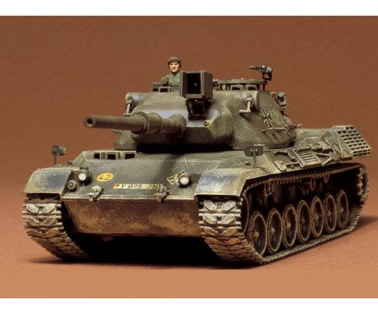 Tamiya Modelbouwpakket Militaire voertuigen - 35064 Bundeswehr MBT Leopard 1 Tank Plastic - 1:35 - Modelbouw