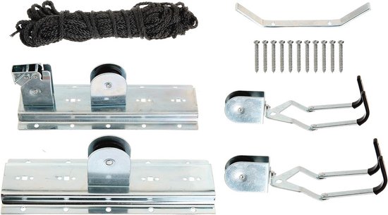 Alberts 213053 Fermeture Pour Portail En Osier – Poignée Avec Rosette, Aluminium Bleu Galvanisé, 170 Mm