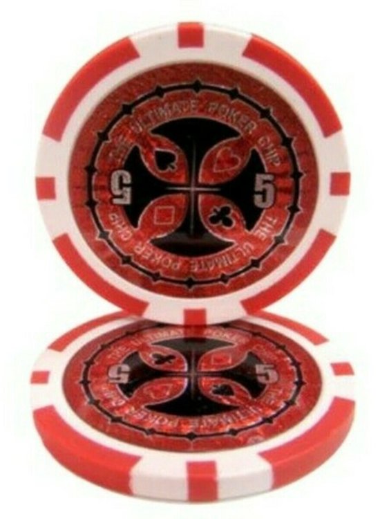 Pegasi Ultimate Pokerchip 11,5g - Lot De 25 Jetons De Valeur 5