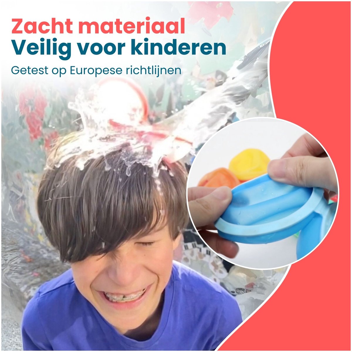 Ressplash® 10 Herbruikbare Waterballonnen - 10 stuks - Gratis E-Book - Bekend van TikTok - Waterballonnen zelfsluitend - Zwembadspelletjes - Zwembadspeelgoed - Waterbal - waterspeelgoed - Zwembad — afbeelding 2