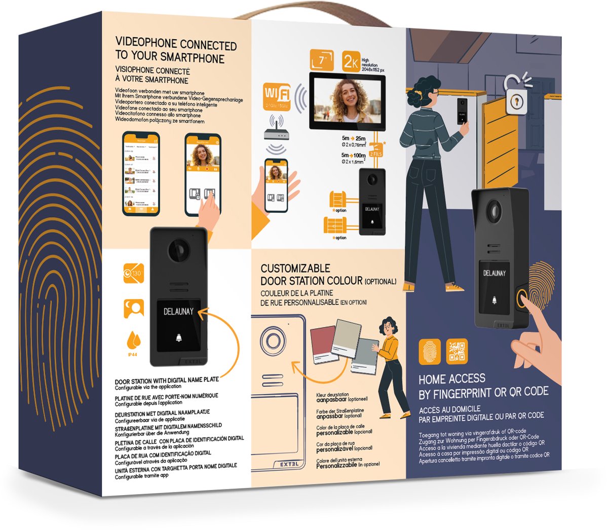 Extel Digital Connect intercom met camera - toegang beheren - afbeelding 2