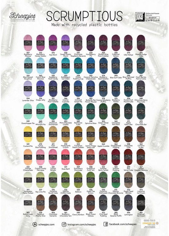 Scheepjes Scrumptious 100gram - 352 Butterfly Pea Fl. Mousse