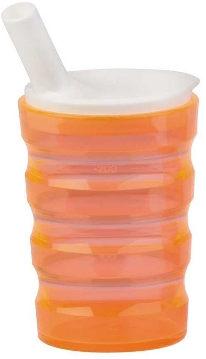 Thermische Beker met Deksel SUNDO 21015 Oranje 200 ml