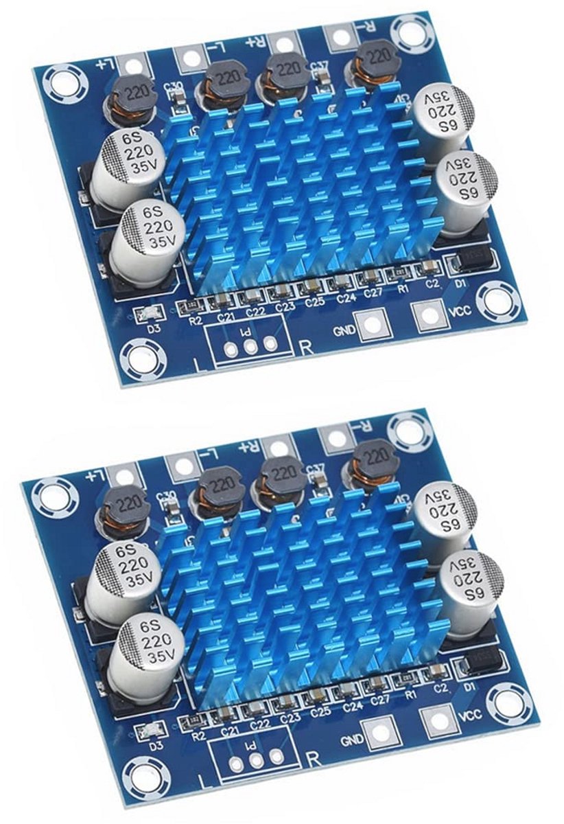 30W Klasse D Digital Stereo Audioversterker Board - 2.0 Kanaals Amplifier 8-26V