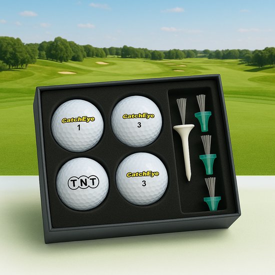 Golfpresentjes - Golf cadeau Rip Tips - Cadeau voor golfer- Incl GRATIS stijlvolle zwarte cadeaubox verpakking - luxe golf box - exclusief Golfcadeau- golfballen- Golf accessoires - Rip Tips - Golftee -Golf sport - Golf training - Cadeau van Merkloos — afbeelding 2