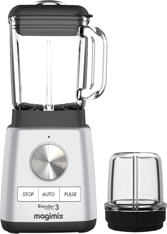 Magimix Blender Power 3 smoothie maker 1,2 liter mat chroom