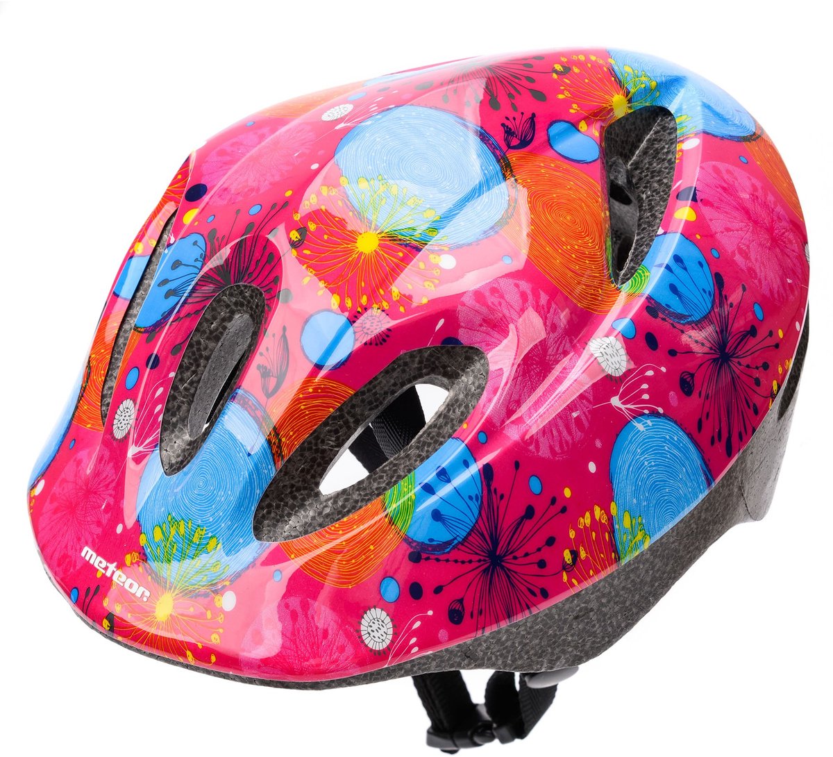 Meteor - Fietshelm - KS05 S 48-52 cm Abstract Roze