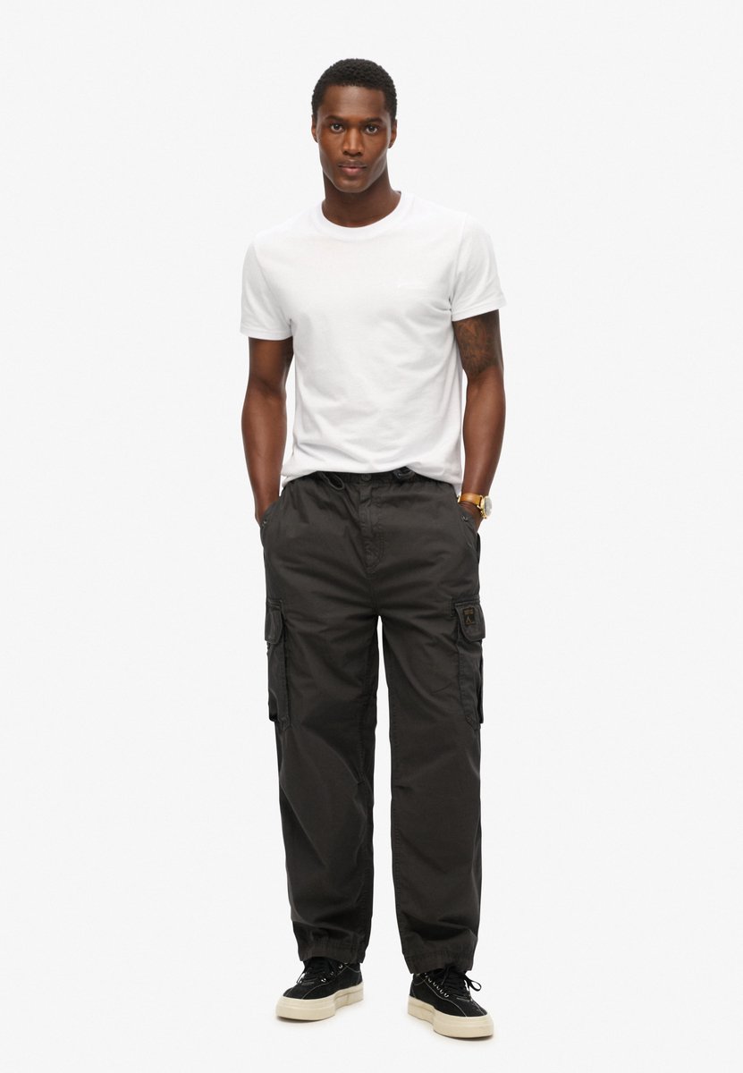 Superdry Baggy Parachute broek Heren Broeken Blackboard