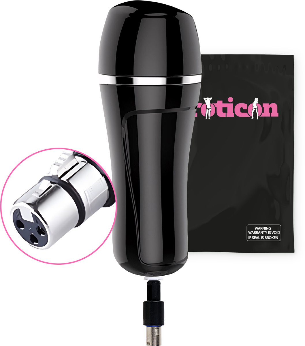 Goedkoopste Eroticon Pocket Pussy - Realistisch Masturbator - Opzetstuk voor Sex Machine - Accessoire - 3XLR opzetstuk