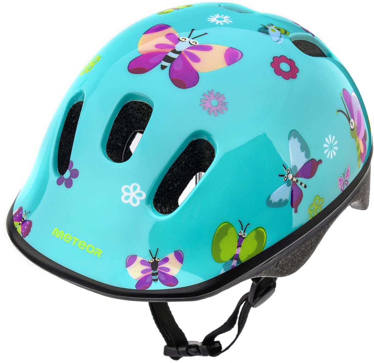 Meteor - Fietshelm - KS06 - XS 44-48 cm Vlinders