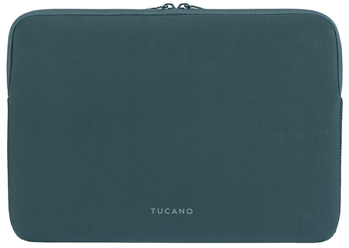 Tucano Top Sleeve MacBook Pro/Air/Neo 13 - 4mm Dik Neopreen Constructie - Voorvak voor Accessoires - Anti - Slip Systeem - Blauw — afbeelding 7