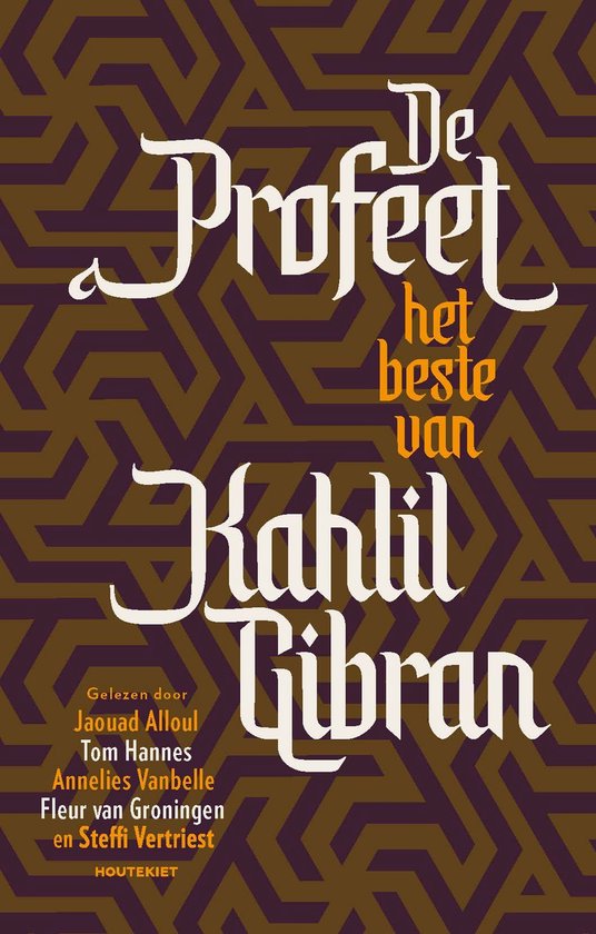Boek met de titel 'De Profeet, het beste van Kahlil Gibran', met namen van lezers.