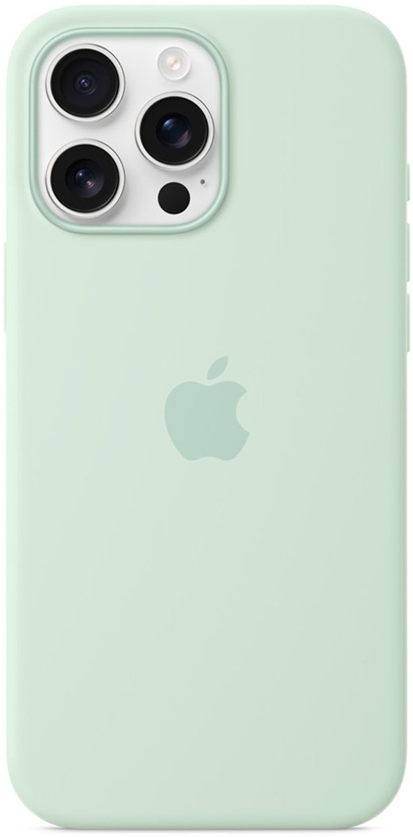 Apple Silicone Backcover MagSafe voor de Apple iPhone 16 Pro Max - Aquamarine