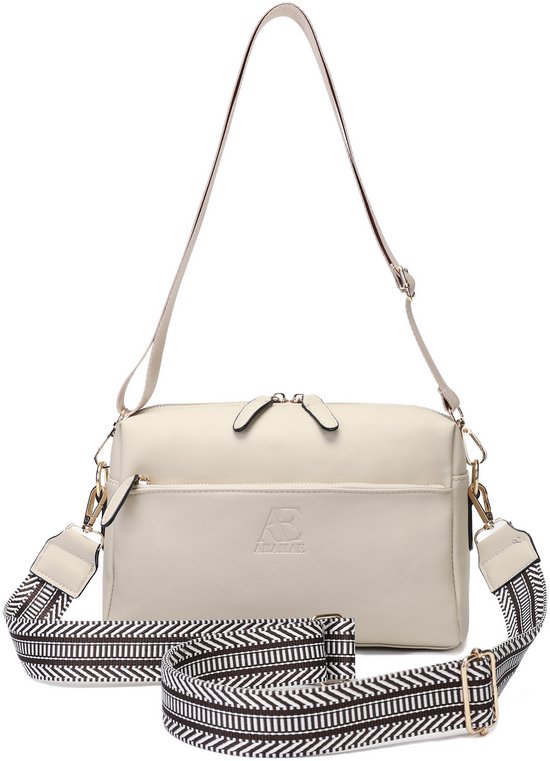 Aramae® - Sac bandoulière femme - Sacs bandoulières - Sac bandoulière - Sac téléphone - Beige mat