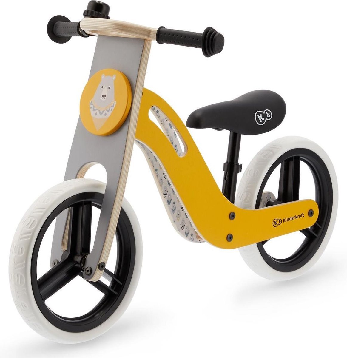 Kinderkraft Houten loopfiets UNIQ (Honing)