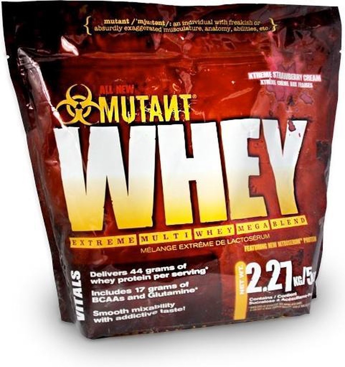bol.com | Mutant Whey - Eiwitpoeder / Eiwitshake - 4540 gram - Vanille