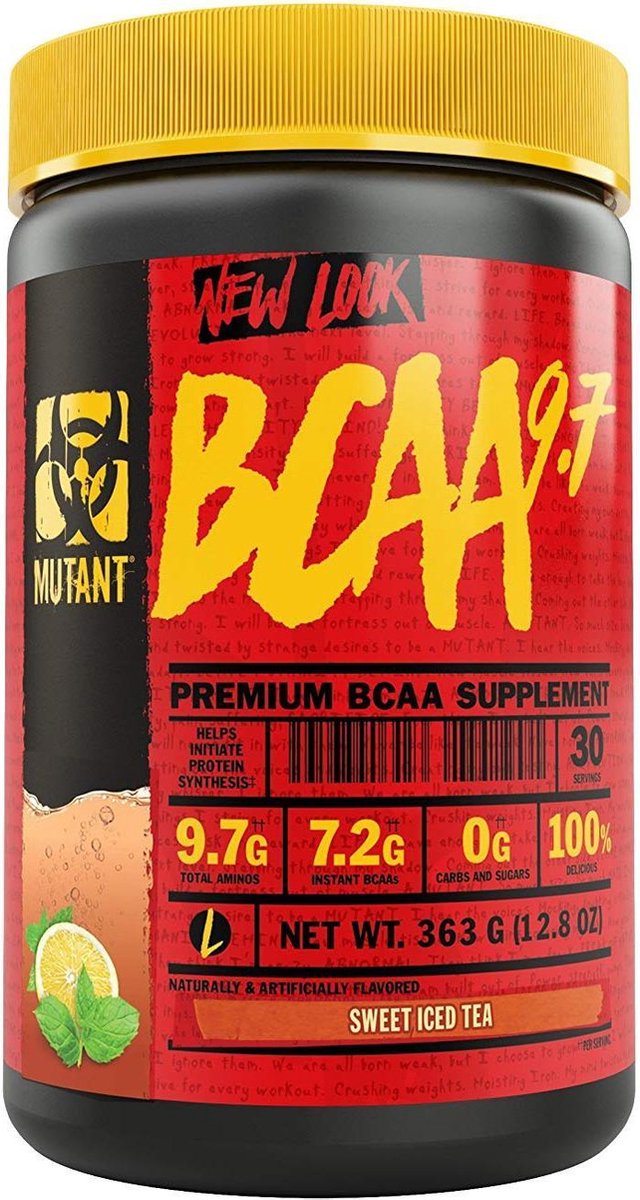 Goedkoopste Mutant BCAA 9.7 - 348 gram - Sweet Iced Tea