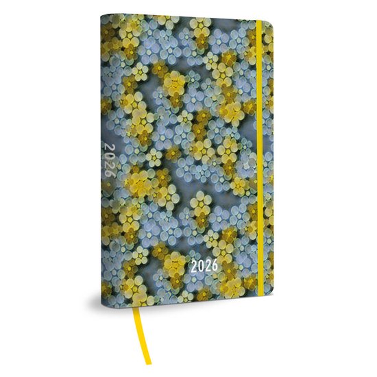 compacte agenda 16-maands Flowers - 2026