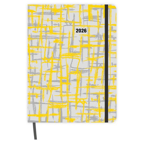 Agenda groot Yellow Scratches 2026