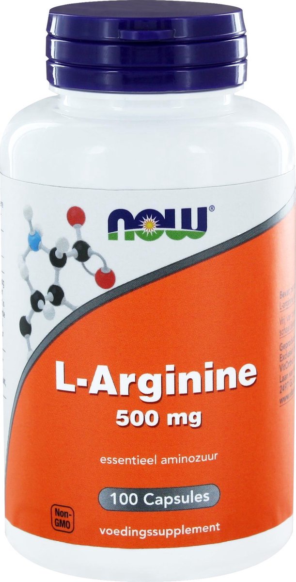 Goedkoopste Now foods L-Arginine 500mg - 100 capsules