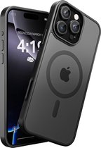 Coque My Case Zwart compatible avec iPhone 16 Pro MagSafe : fine, résistante et compatible MagSafe