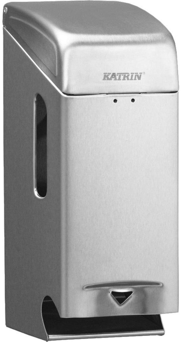Katrin 989706 toiletpapierdispenser, roestvrij staal, 2 rollen