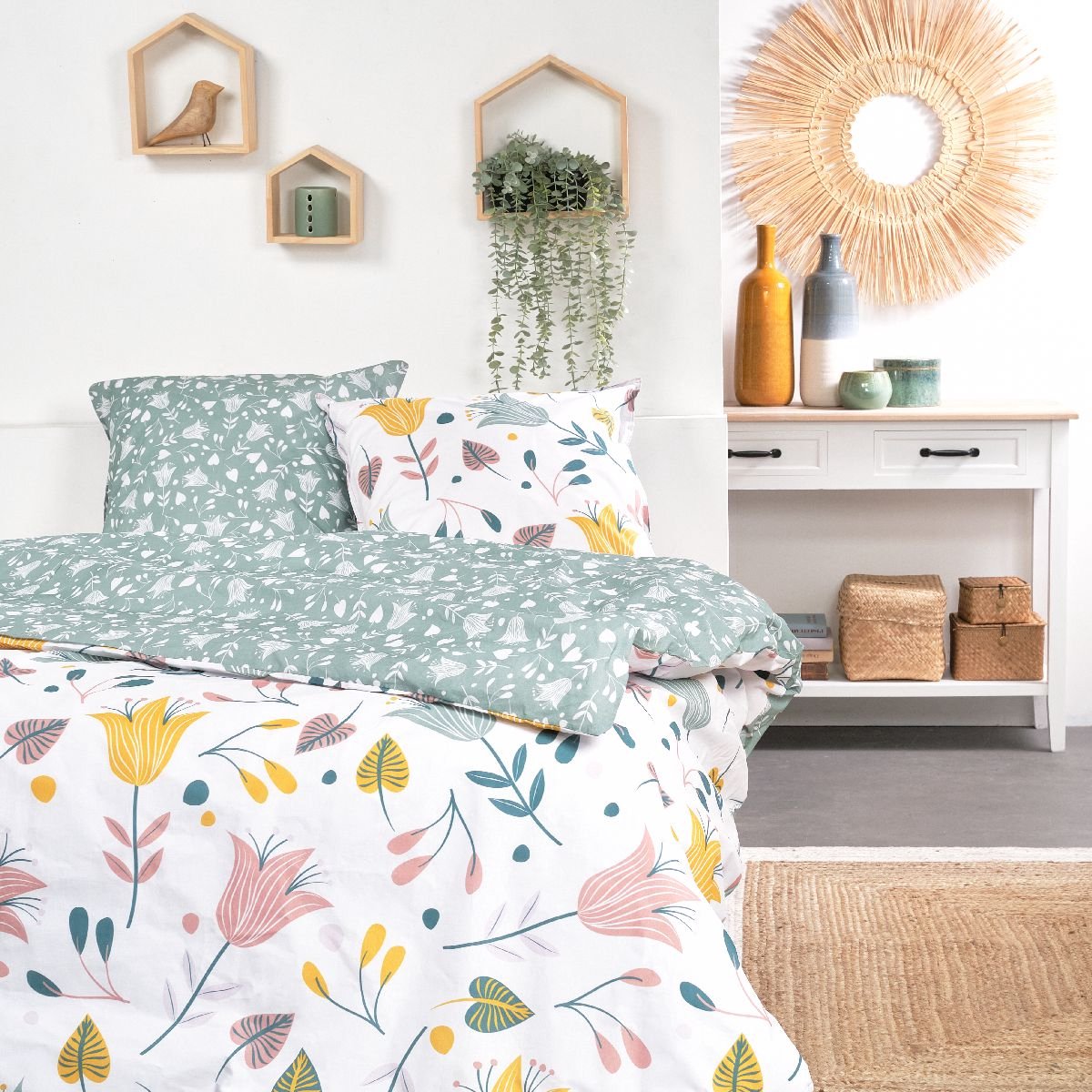 Tweepersoonsbedset - TODAY - Sunshine 11,44 - 220 x 240 cm - 100% Bedrukt katoen