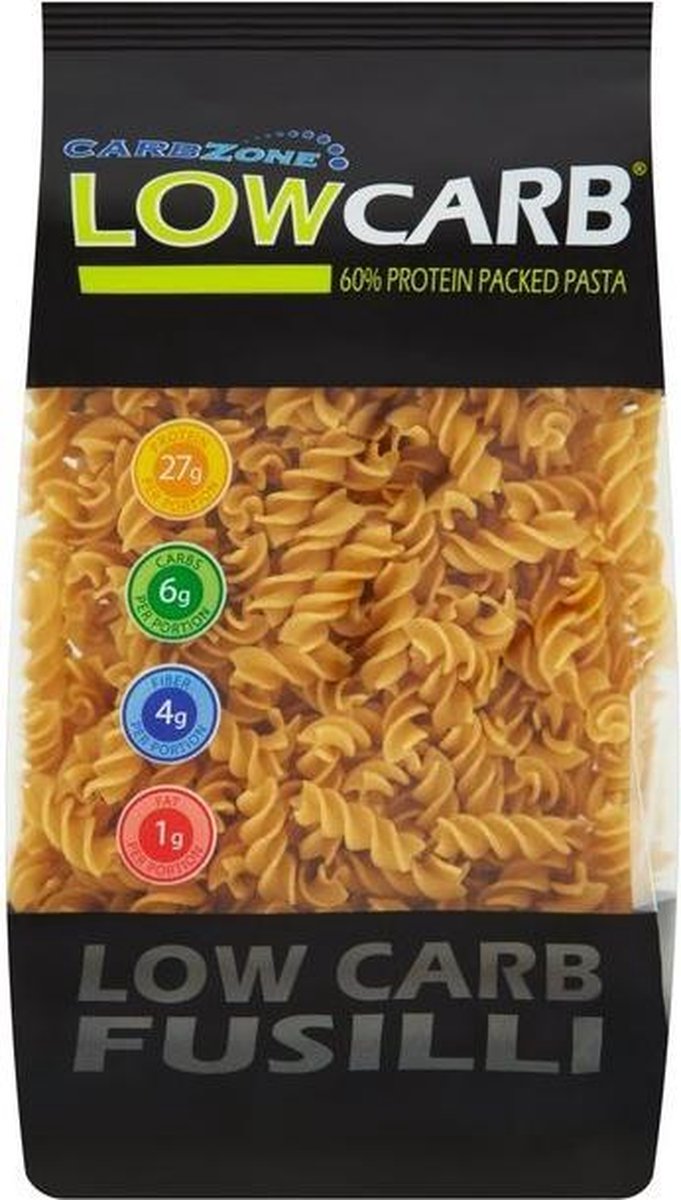 Carbzone Low Carb Fusilli - Pasta - 250 gram 