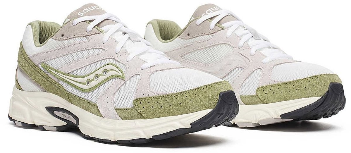 Saucony Ride Millenium wit - crème - groen