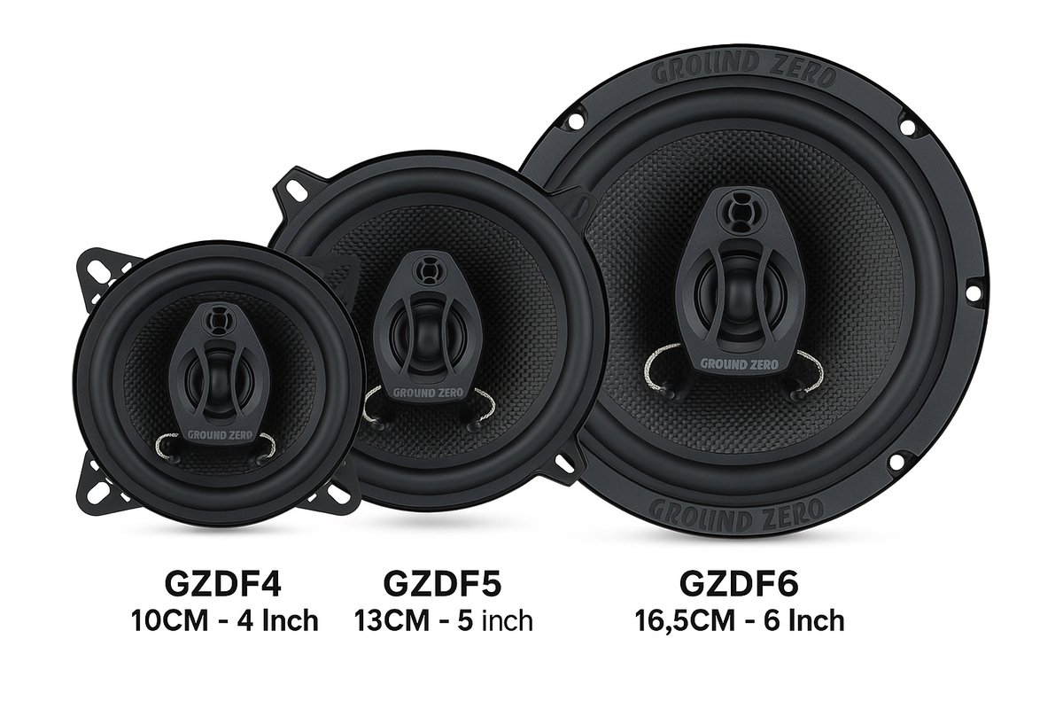 Ground Zero GZFF 4.0 - Autospeakers - 10 cm - 2-Weg Coaxiale Auto Speaker - 100W – foto 5