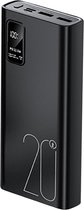 Bol.com Besjaar® Powerbank – powerbank 20000 mah – 22.5W Ultra Snellader - USB-A/USB-C - LED Indicatie - Universele powerbank iP... aanbieding