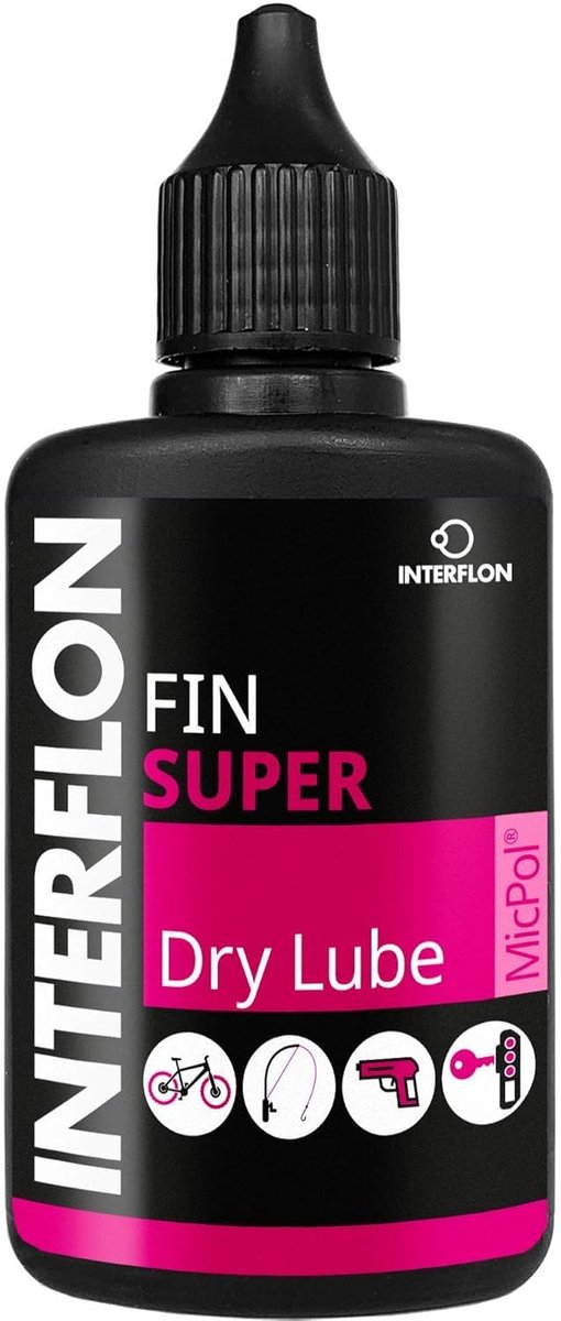 Interflon Fin Super Dry Lube (50ml flesje) - Kruipolie - Droogsmeermiddel met MicPol® technologie - PTFE/PFAS vrij