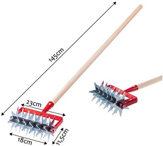 Prikrol - Gazonbeluchter - Gras Beluchten - Gazon Beluchter - Rood — afbeelding 3