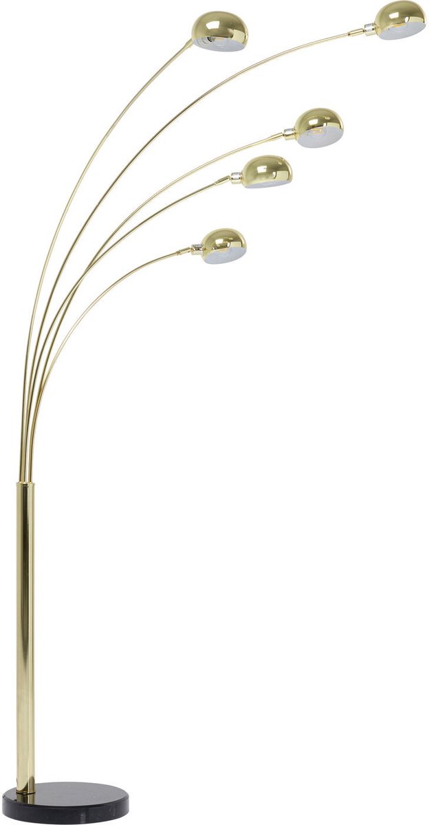 Vloerlamp Five Fingers 215cm Messing Kare Design