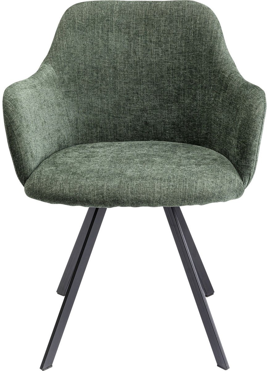Kare Design Draaistoel met armleuningen Lady Loco Coco groen Kare Design