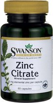 Swanson Health Mineralen - ZIinc Citrate 50mg - 60 Capsules