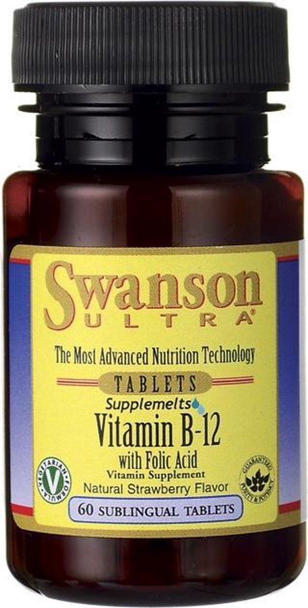 Swanson Health Ultra Vitamine B-12 W/Folic Acid