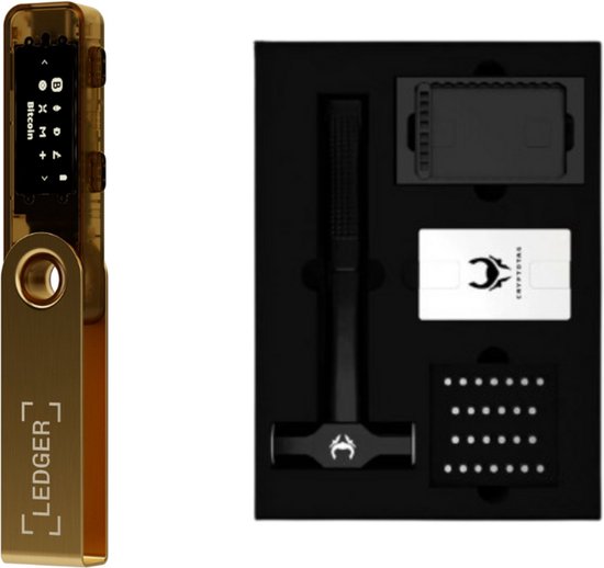 Ledger Nano S Plus - Gold + Cryptotag Thor Bundel