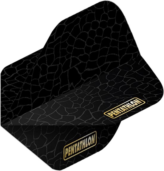 ABC Darts - Dart Flights - Pentathlon Gold Foiled Sands - 6 sets van Merkloos — afbeelding 2