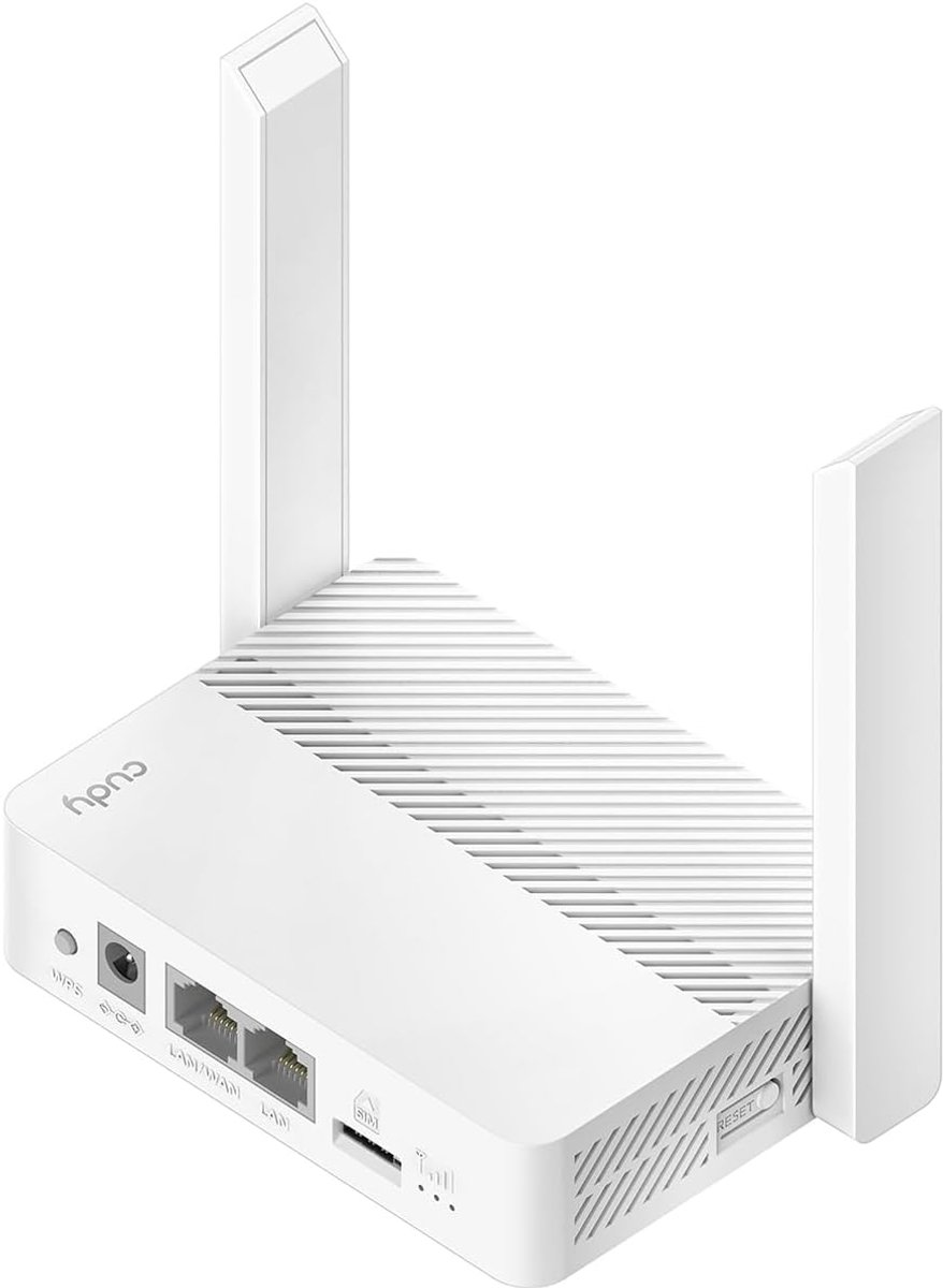 4G LTE Router met Simkaart, 300 Mbps, Plug and Play, Voor Woning en Kantoor