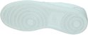 Onderkant van de witte Nike Court Vision Low dames sneaker met cirkelvormig profiel.