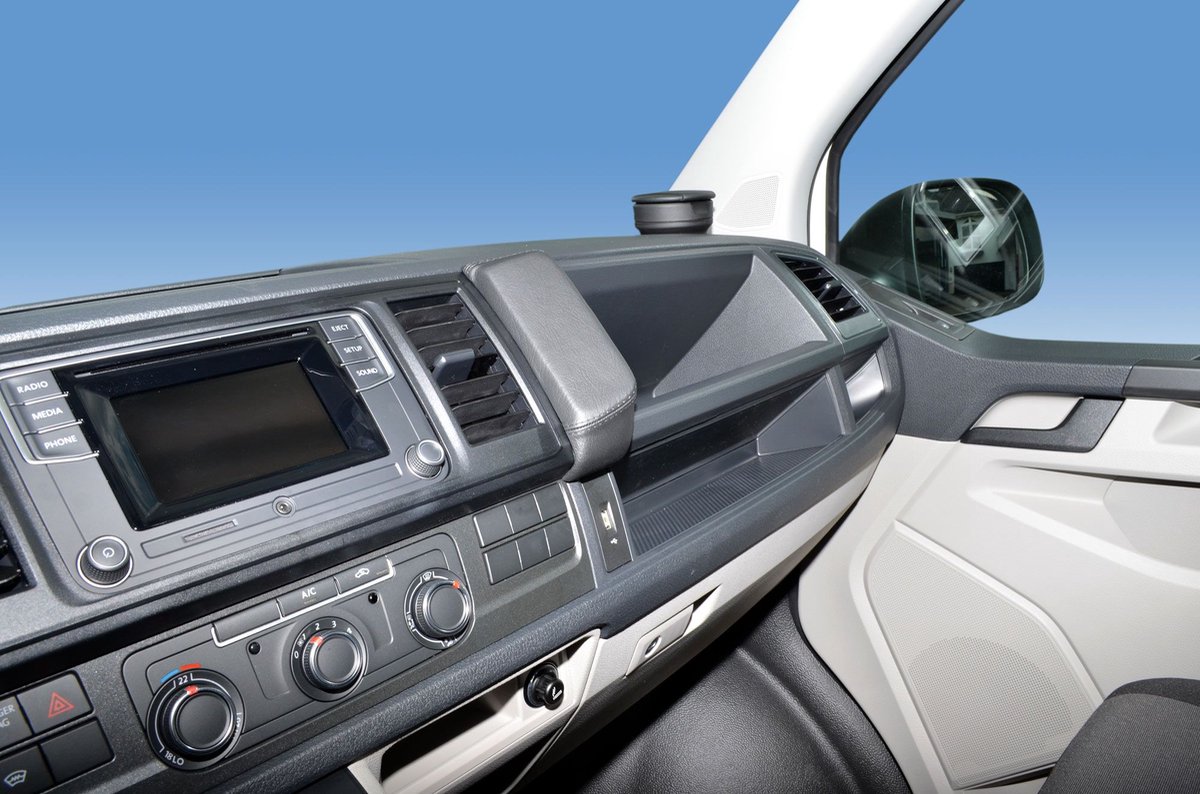 Kuda houder geschikt voor Volkswagen T6 Transporter 2010-2019 Kleur: Zwart